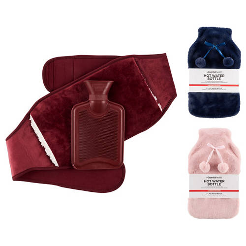 Group 1, Hot Water Bottle with Cover or Body Wrap