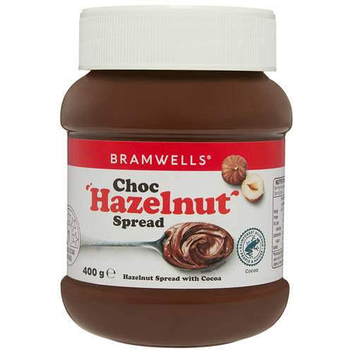 Front shot 2, Choc Hazelnut Spread 400g