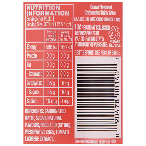 Nutrients 1, Guava 370ml