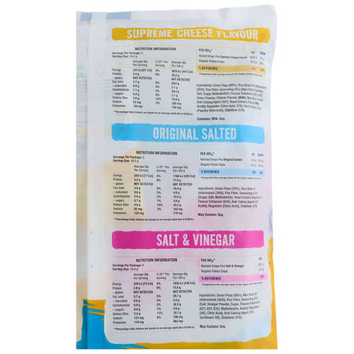 Nutrients 1, Baked Pea Crisps 15 Packs 270g