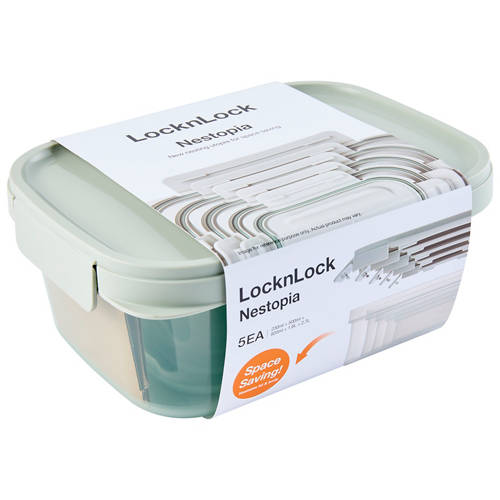Nestable Containers 5 Piece Set Product Image Front shot 01