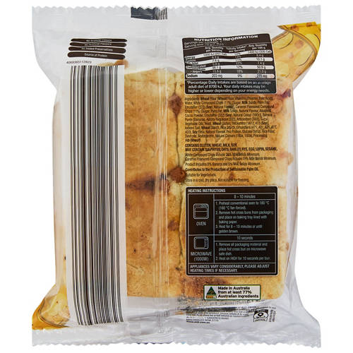 Front shot 2, Indulgent Banoffee Inspired Hot Cross Buns 4 Pack 300g