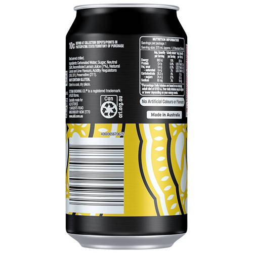 Front shot 4, Alcoholic Lemon 4.5% Can 4 Pack 375ml