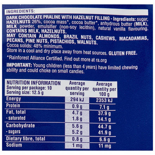 Nutrients 1, Original Dark Chocolate 125g