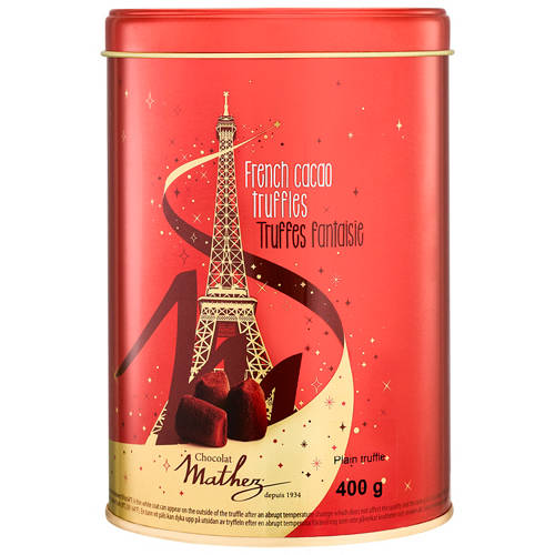Front shot 3, French Dark Chocolate Truffles 400g