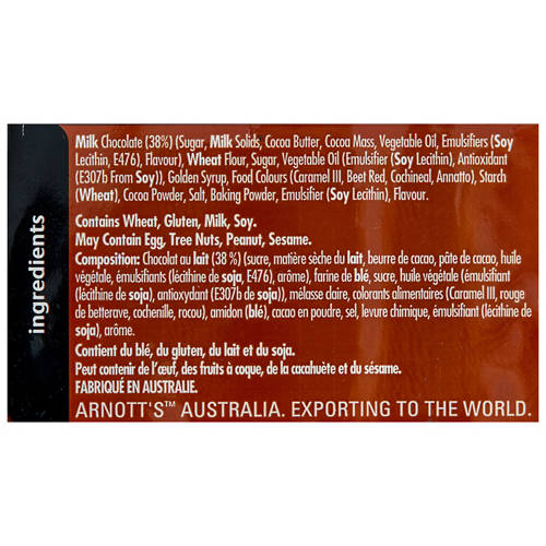 Ingredients 1, Tim Tam Value Pack 365g