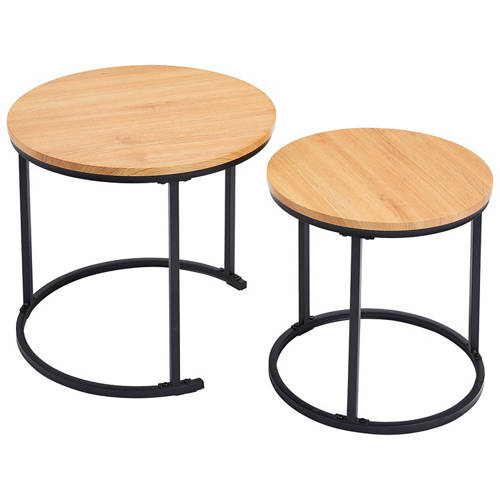 Front shot 2, Nesting Side Tables Round