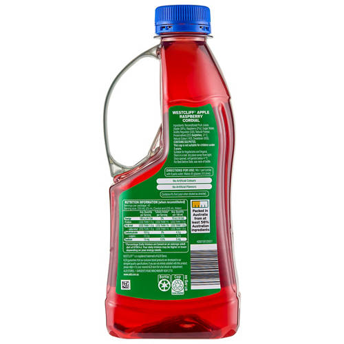 Front shot 3, Apple Raspberry Cordial 1L