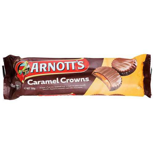 Front shot 2, Caramel Crowns 200g