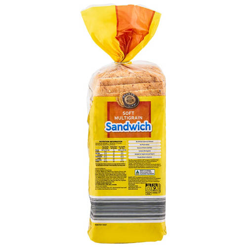 Front shot 2, Multigrain Sandwich Sliced Bread 650g