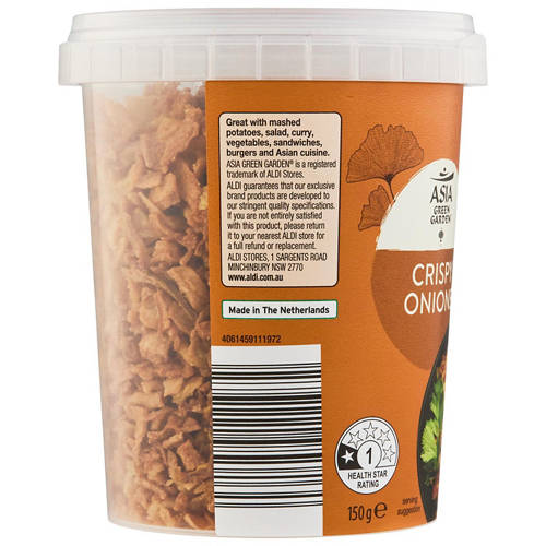 Front shot 3, Crispy Onions 150g