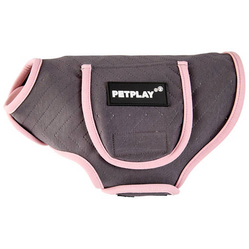 Calming Dog Jacket Grey/Pink