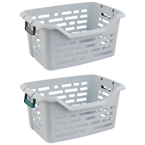 Group 1, Stackable Laundry Basket with Folding Handles