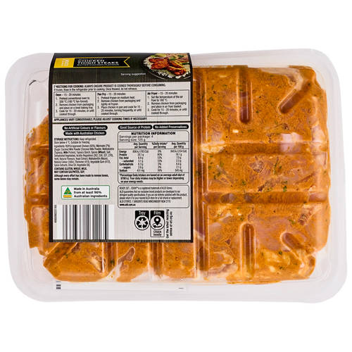 Front shot 2, Lemon & Herb Marinated Chicken Thigh Steaks 500g