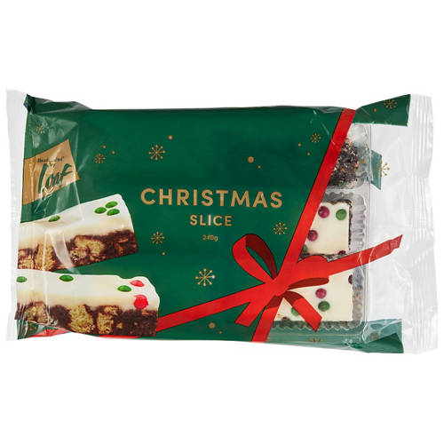 Front shot 3, Christmas Mixed Slices 6 Pack 240g