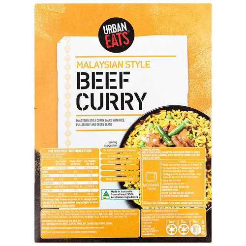 Front shot 3, Malaysian Style Beef Curry 350g