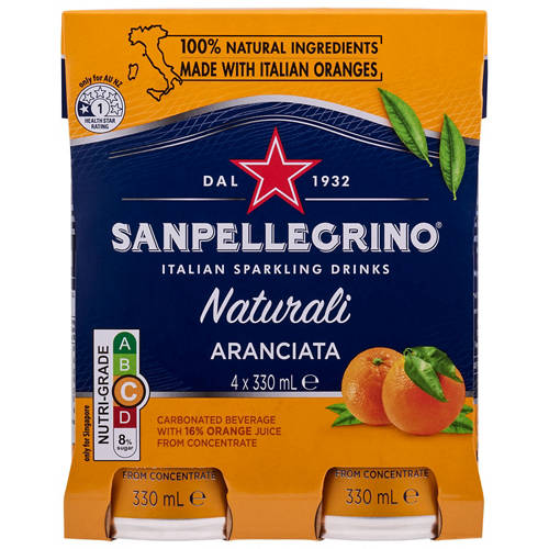 Front shot 2, Arranciata 4 x 330ml