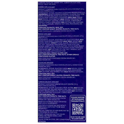 Ingredients 1, Special Treats Sharepack 180g