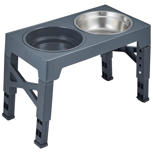 Front shot 3, Adjustable Dog Bowls