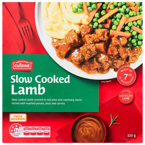 Front shot 2, Slow Cooked Lamb 320g