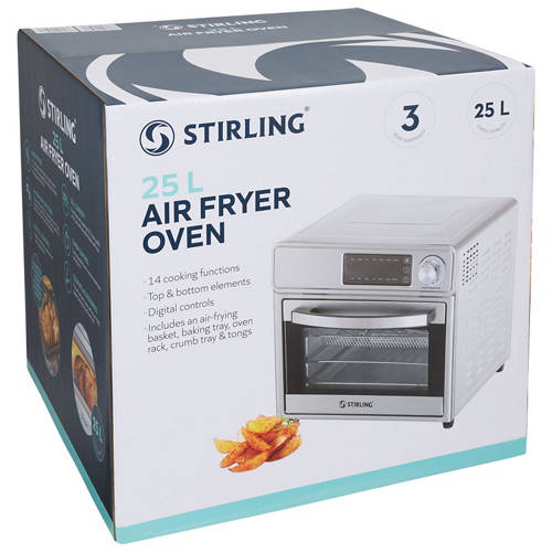 Front shot 2, 25L Airfryer Oven
