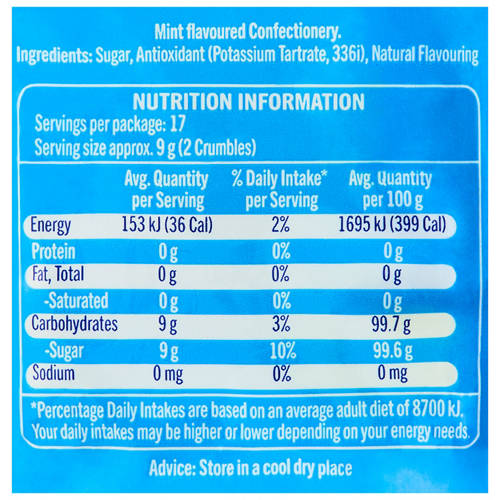 Nutrients 1, Mint Crumble Mints 150g-200g