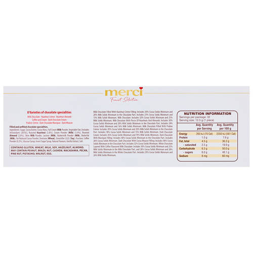 Ingredients 1, Chocolate Gift Box 400g