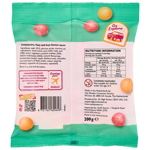Front shot 2, Tropical Chews 200g