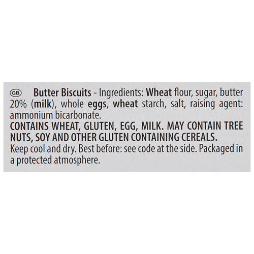 Ingredients 1, Belgian Butters Waffle Crisps 180g