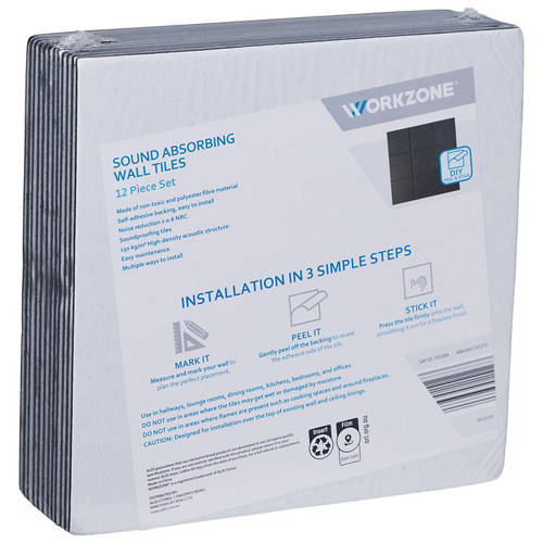 Front shot 3, Acoustic Wall Panels 12 Piece