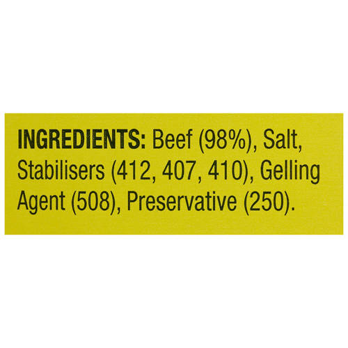 Ingredients 1, Corned Beef 340g