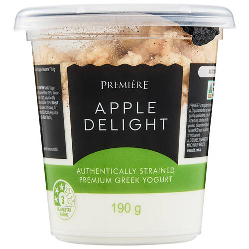 Front shot 2, Indulgent Apple Delight Greek Yogurt 190g