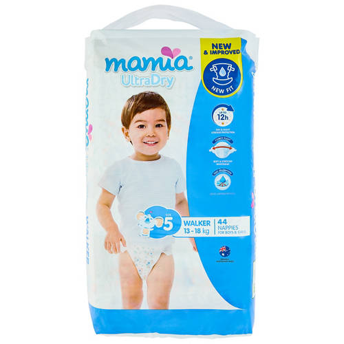 Front shot 2, Size 5 Nappies 13-18kg  44 Pack