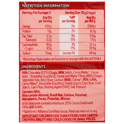 Nutrients 1, Kit Kat Mini Egg Bag 90g