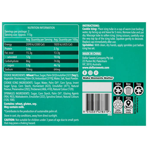 Nutrients 1, Easter Cookie Decorating Kit 230g