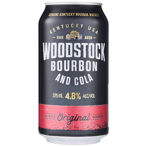 Front shot 3, Bourbon & Cola Cans 6 x 375ml