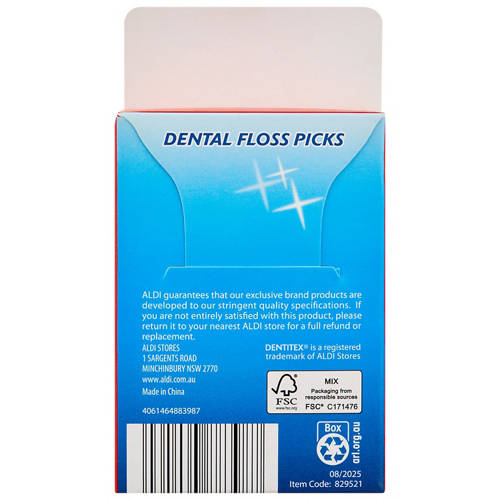 Front shot 3, Dental Floss Picks 100 Pack