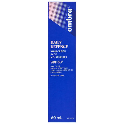 Front shot 2, Daily Defence Face Moisturiser Sunscreen SPF50+ 60ml