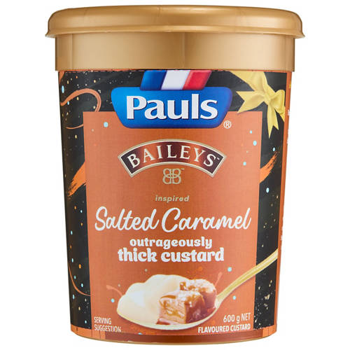 Front shot 2, Baileys Salted Caramel Custard 600g