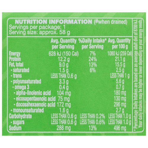 Nutrients 1, Salmon in Olive Oil Blend 95g