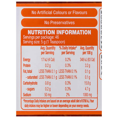 Nutrients 1, Crushed Onion, Garlic & Chilli 230g