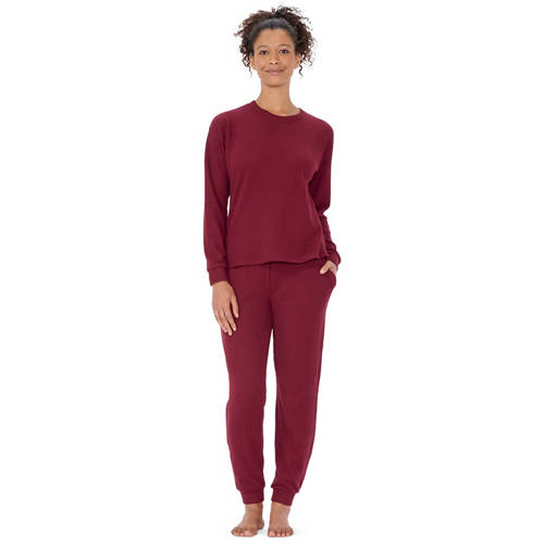 Women's Waffle Loungewear Set Product Image Front shot 01