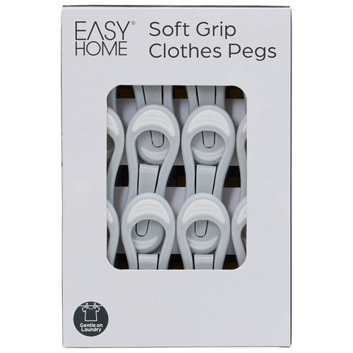 Front shot 3, Soft Grip Clothes Pegs 24 Pack