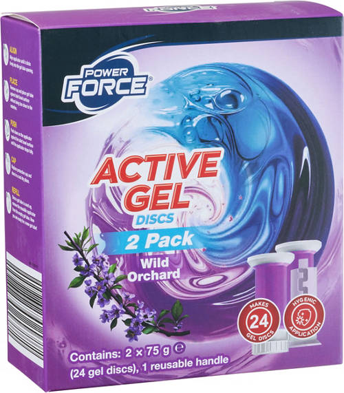 Front shot 2, Assorted Toilet Active Gel Discs 2 Pack