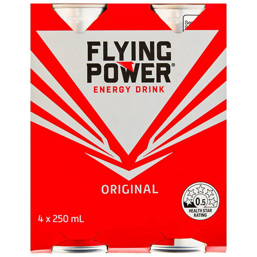 Front shot 2, Original Energy Drink 4 Pack 200ml