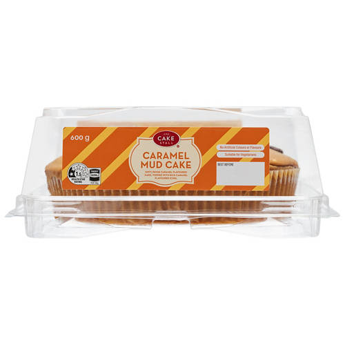 Front shot 2, Caramel Mud Cake 600g