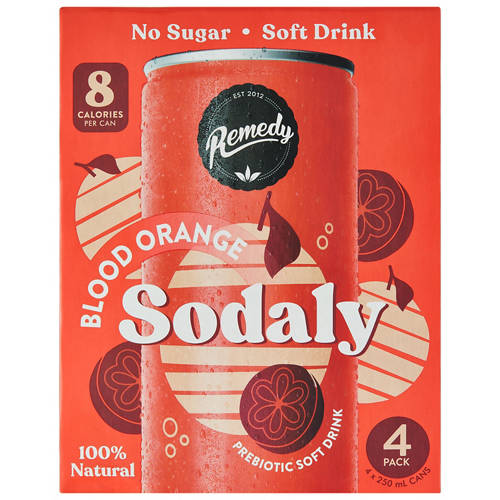 Front shot 2, Bloody Orange 4 Pack 250ml