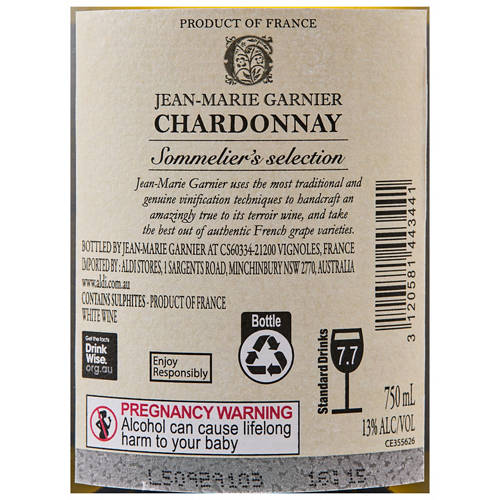 Front shot 3, Chardonnay 2024 750ml