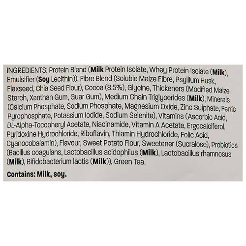 Ingredients 1, Meal Replacement Chocolate 840g
