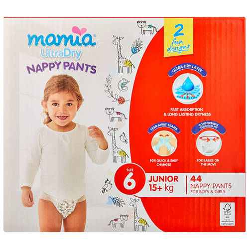 Front shot 2, Nappy Pants Junior 44 Pack